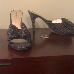 Black and White Polka Dot Heels